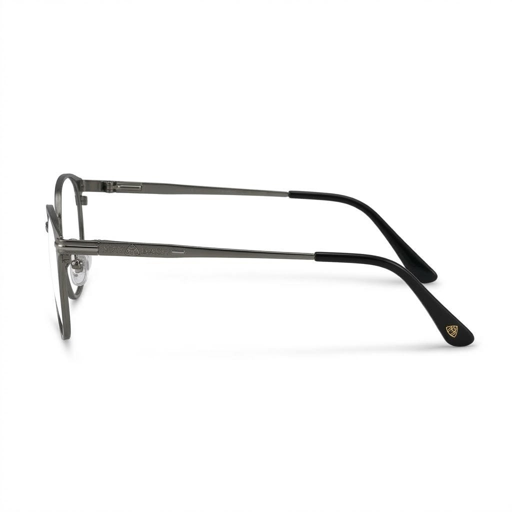 Lunettes Maybach Photogray Anti-Reflet – Carré En Métal Gris Anthracite