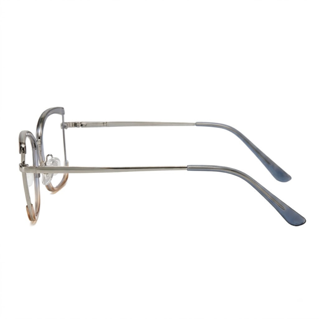 Lunettes Dior Photogray Anti-Reflet Blue Cut – Cat Eye Grise Et Ambrée