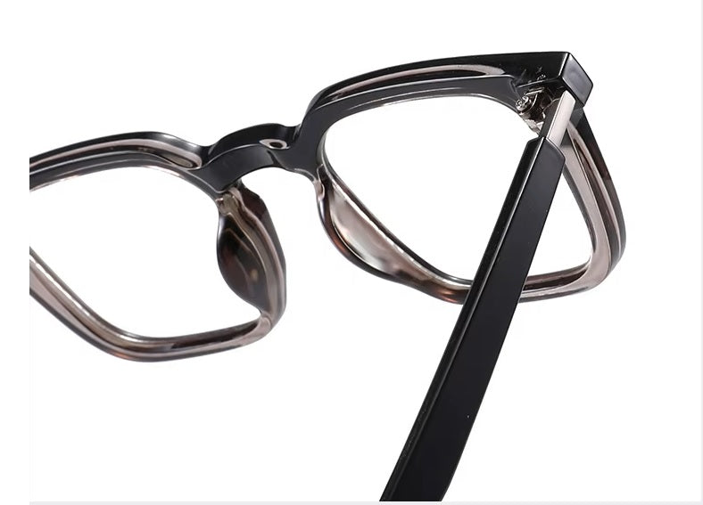 Lunettes Anti-Reflet Photogray – Monture Rectangulaire Fine Noire