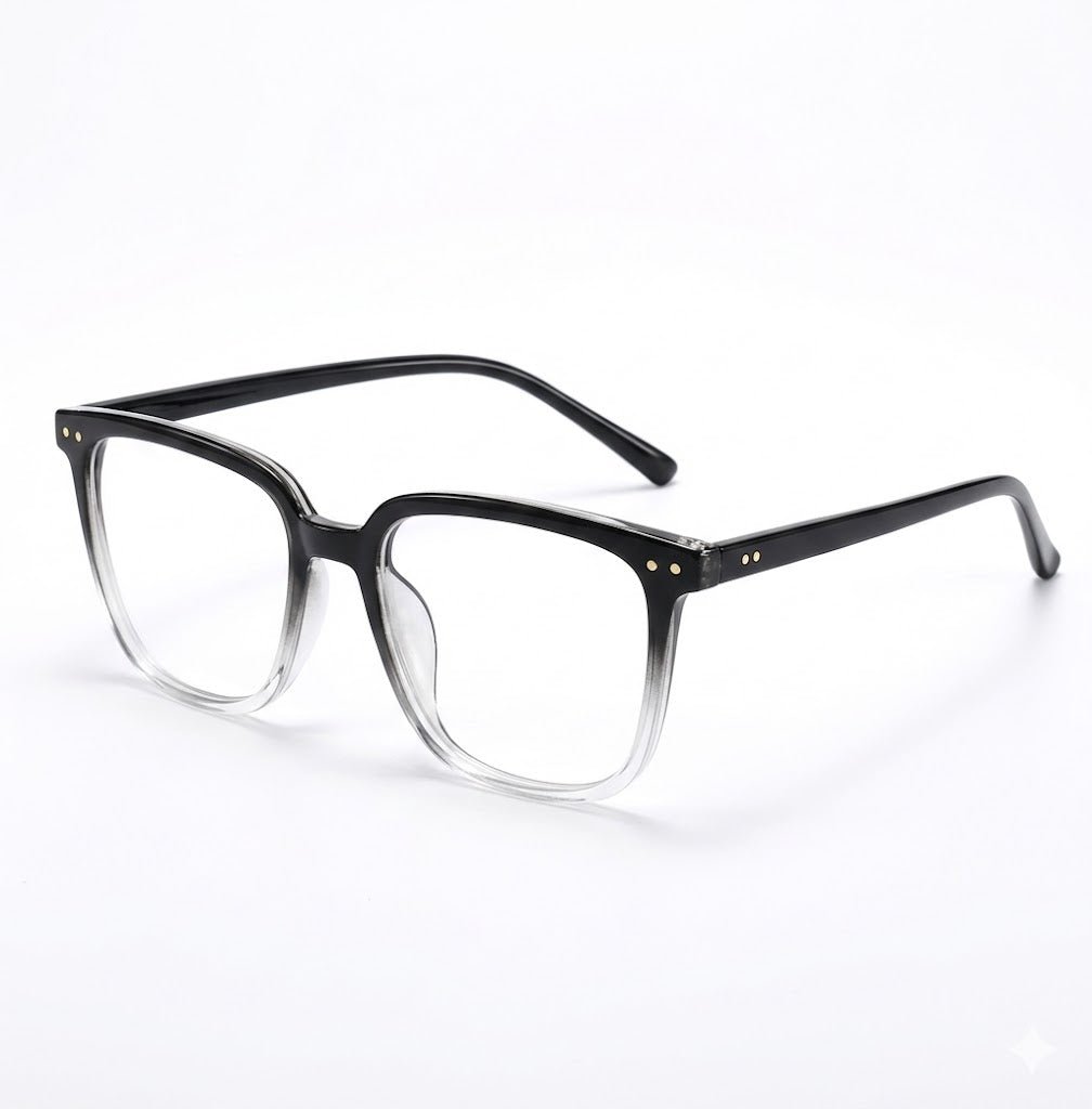 Lunettes Anti-Reflet Photogray – Monture Carrée Effet Transparent