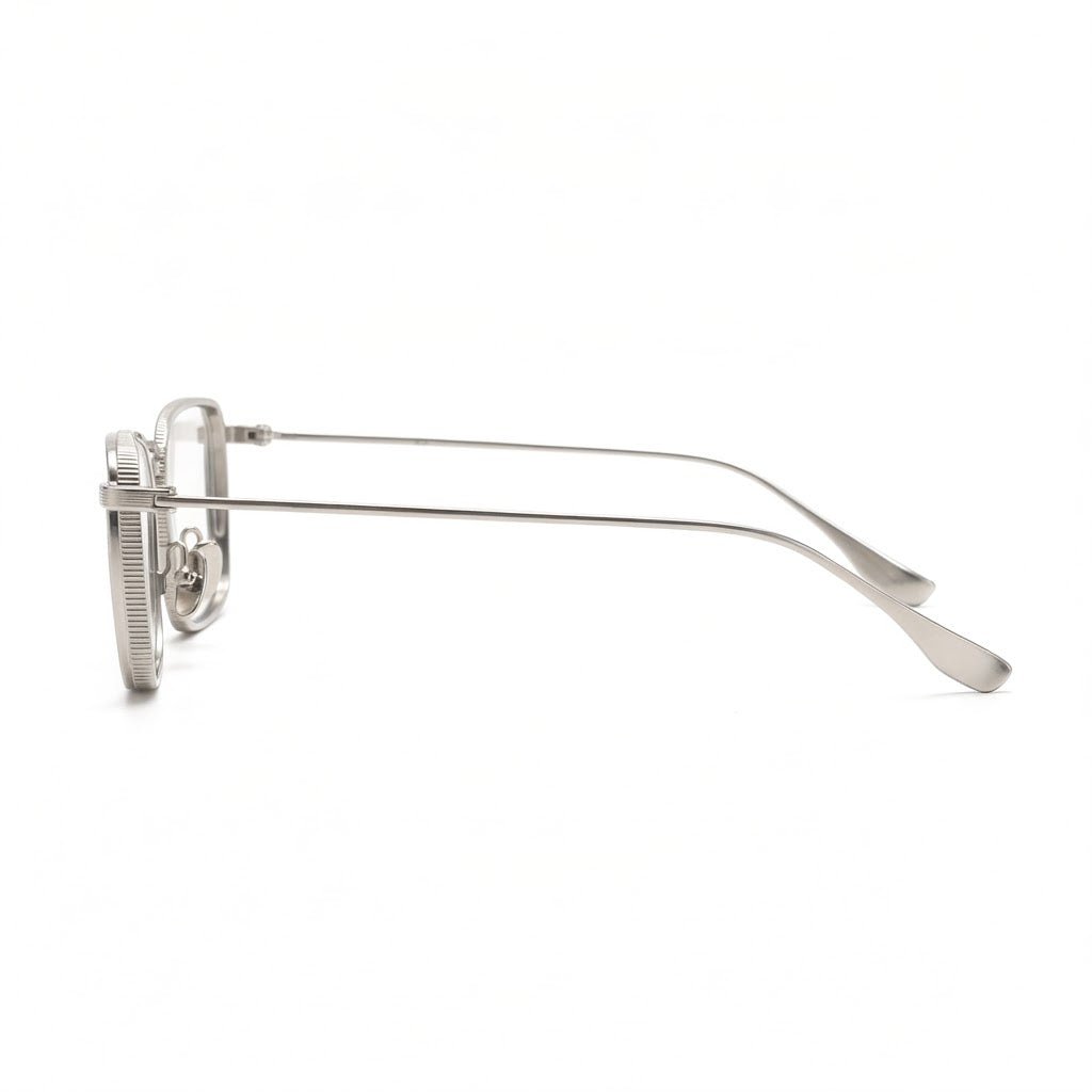 Lunettes Anti-Reflet Photogray – Monture Carrée Fine Finition Métallique Premium