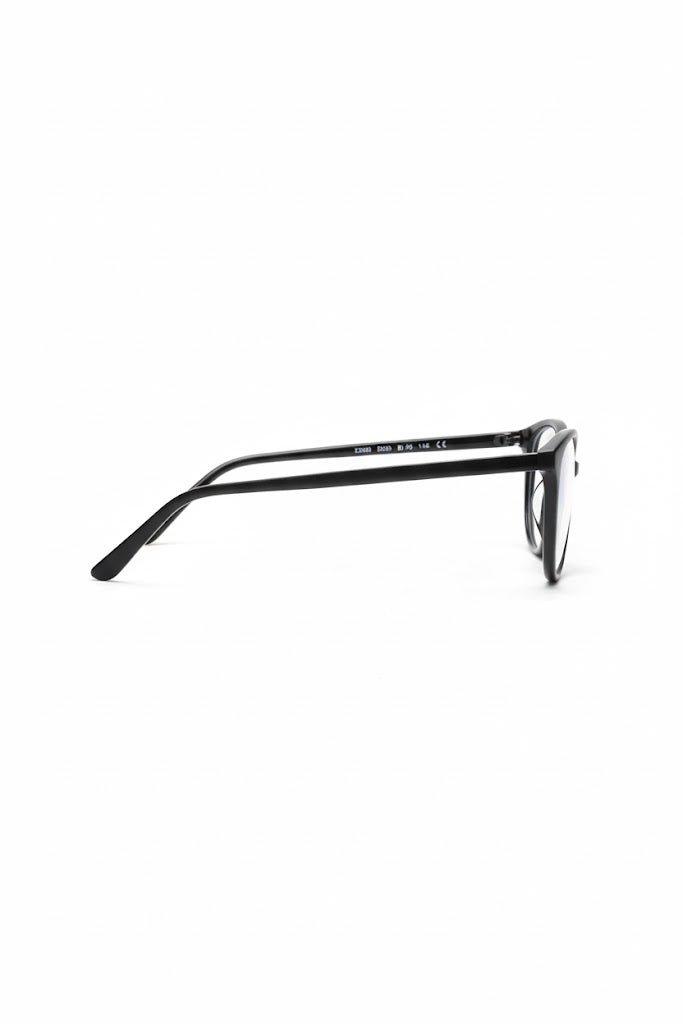 Lunettes Anti-Reflet Photogray – Monture Noire Carrée Angulaire
