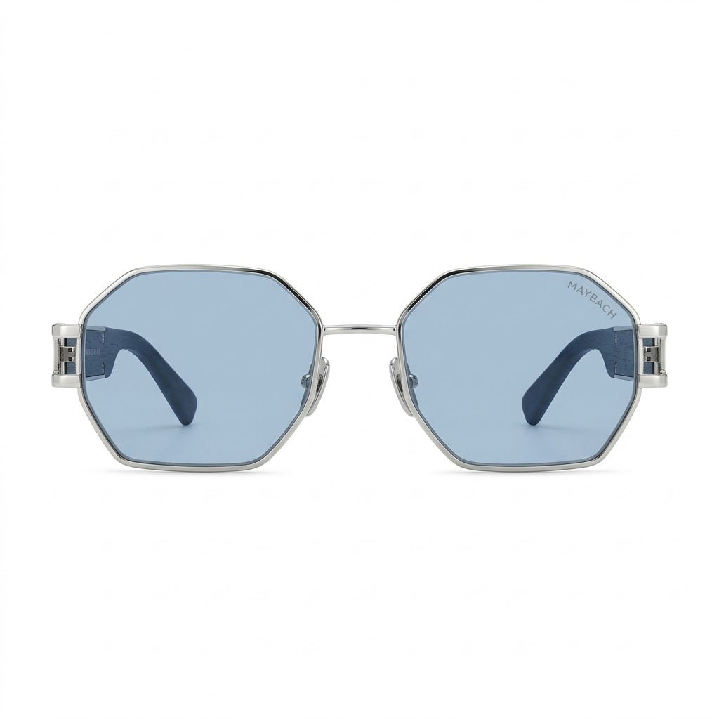 Lunettes de soleil Maybach – Ligne bleue argentée