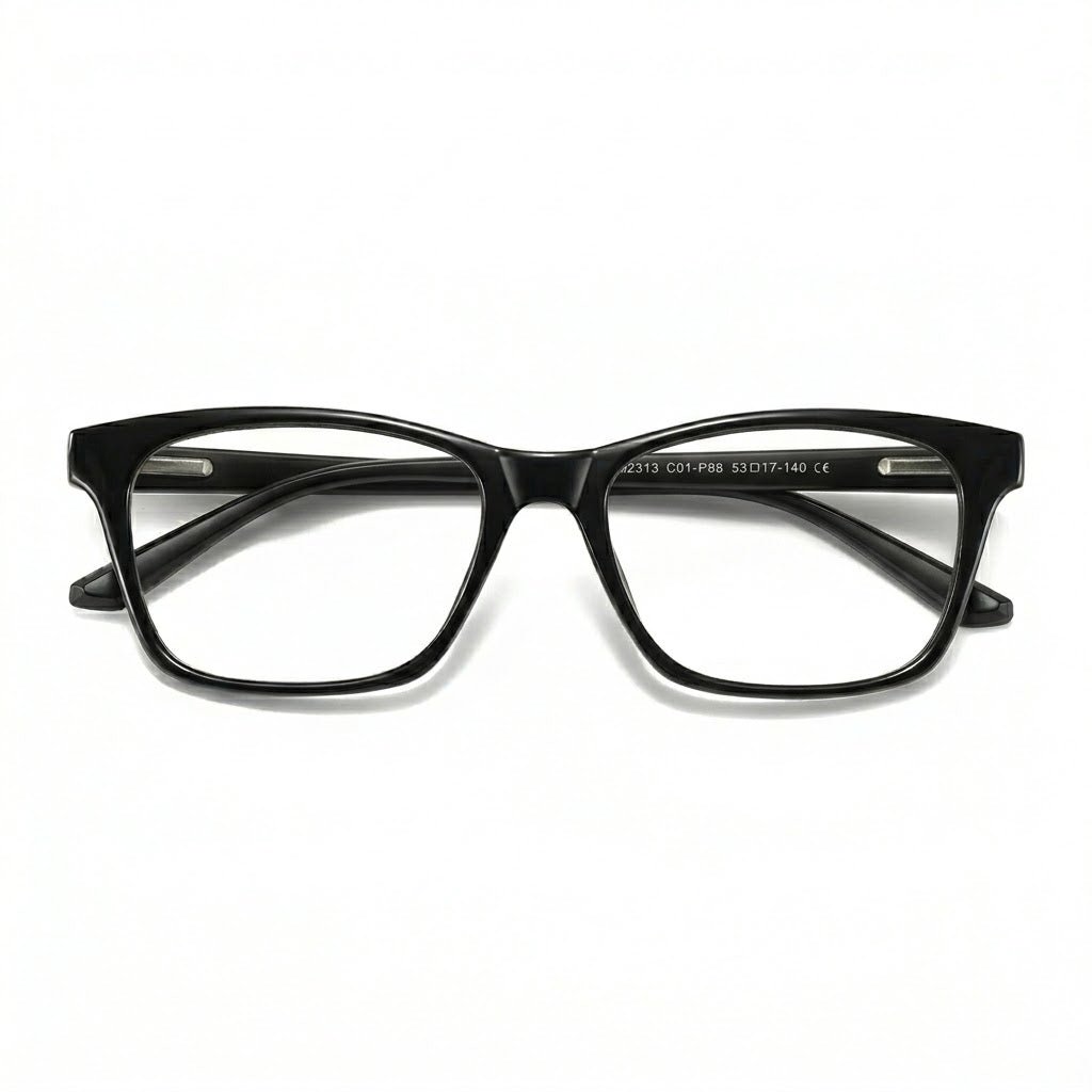 Lunettes Photochromiques - Carré Wayfarer Noir Look Casual