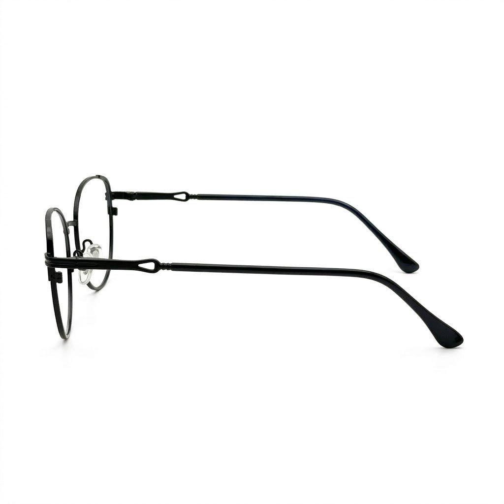 Lunettes Photochromiques – Teinte Automatique – Cat Eye Métal Noir