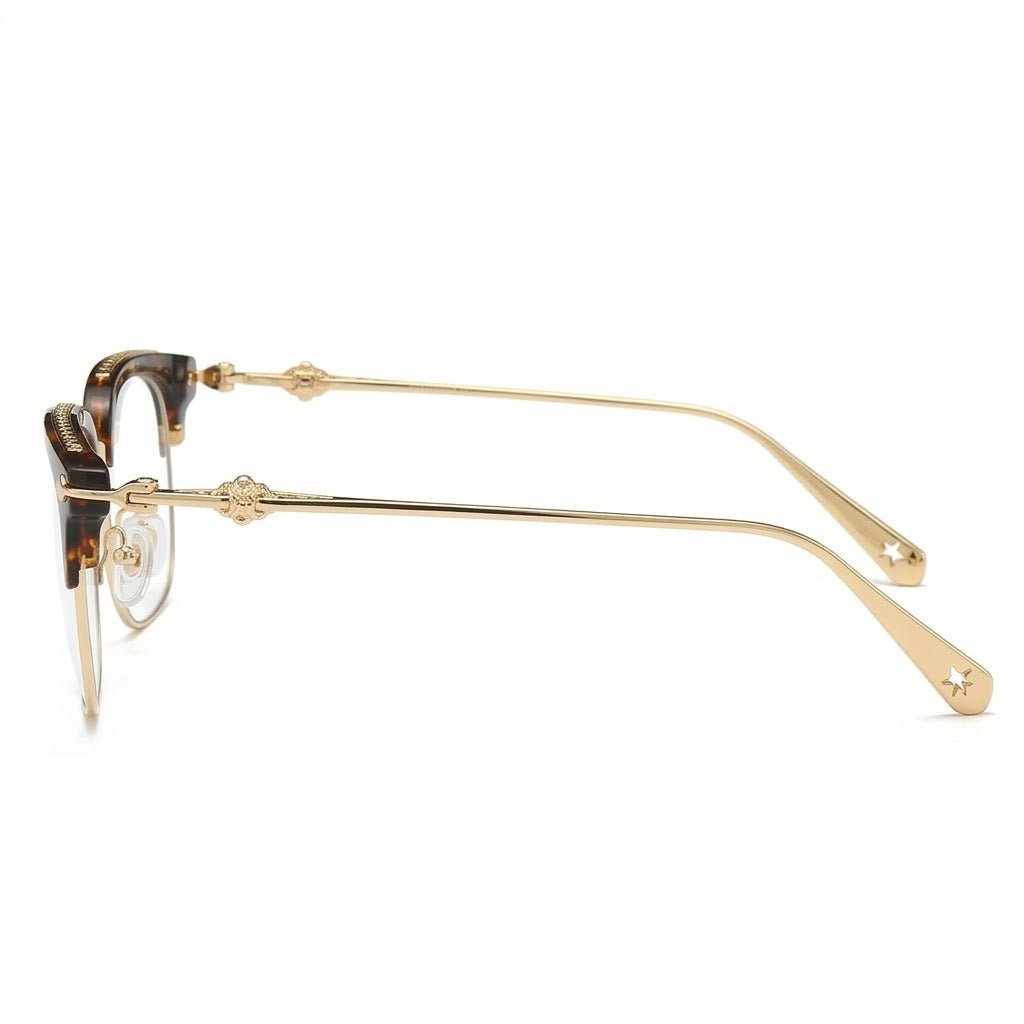 Lunettes Photogray Anti-Reflet – Clubmaster Havane et Doré