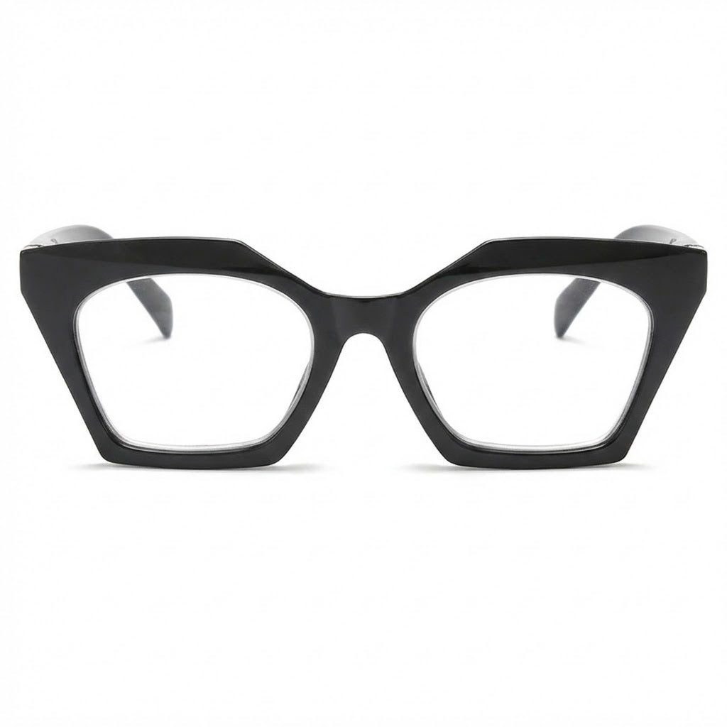 Lunettes Anti-Reflet Photogray – Monture Géométrique Angulaire Style Avant-Garde