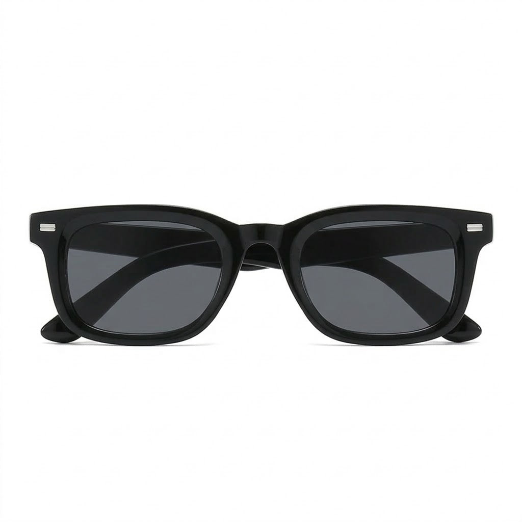 lunettes de soleil polarisées - Lunettes de soleil – Cadre noir contemporain