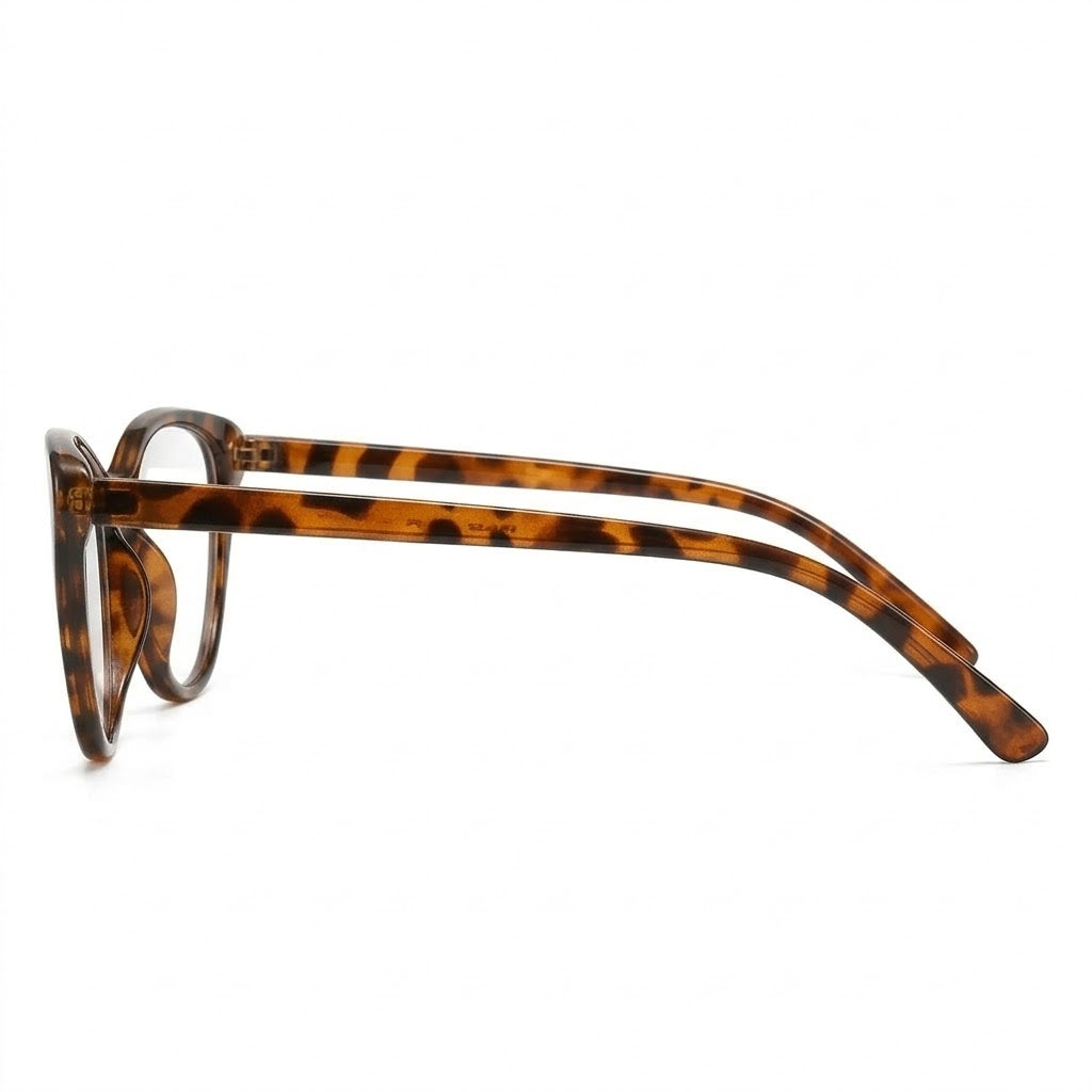 Lunettes Anti-Reflet Photogray – Monture Papillon Écaille
