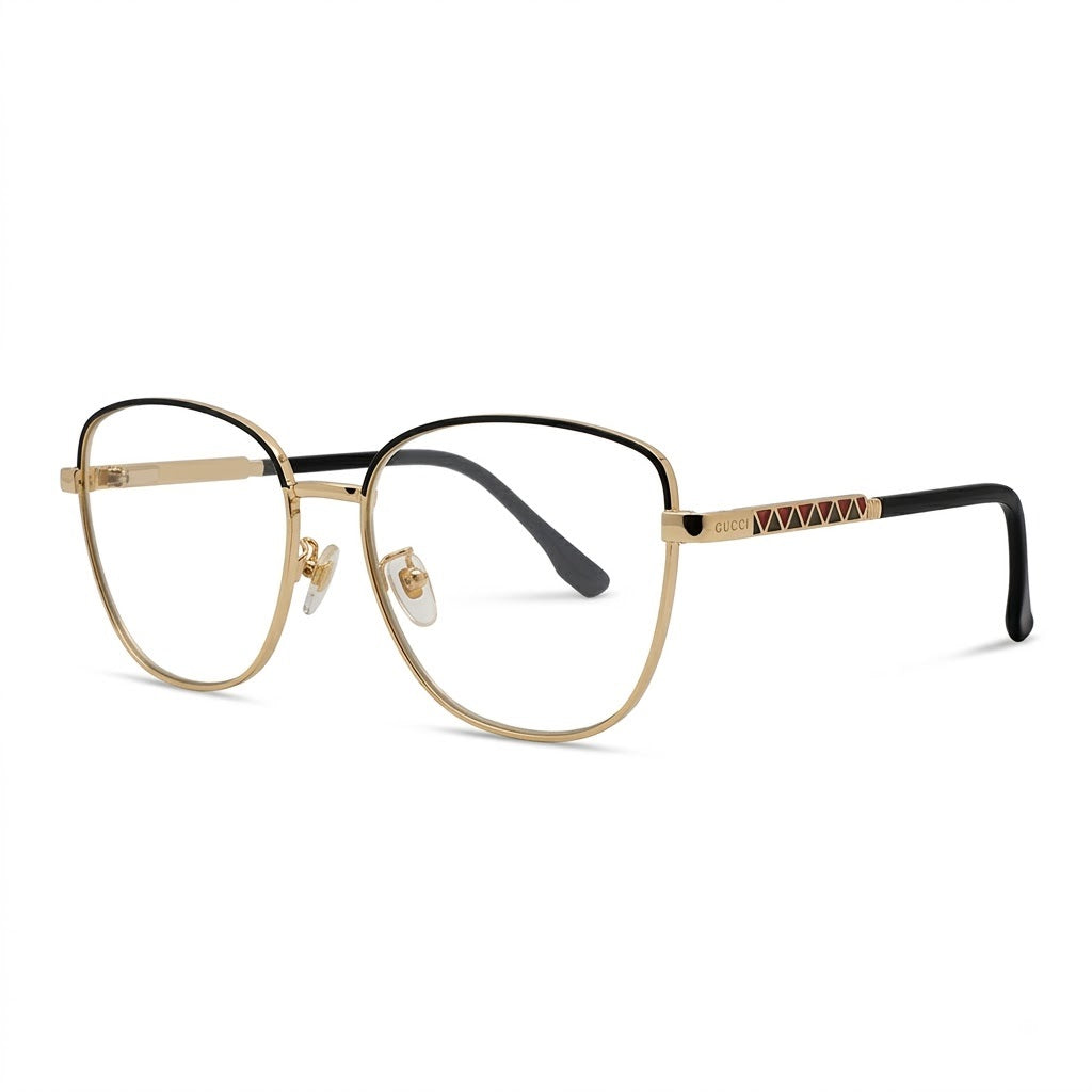 Lunettes Gucci Photogray Anti-Reflet Blue Cut – Papillon Dorée Élégante Et Noire