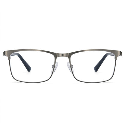 Lunettes Anti-Reflet Photogray – Lunette Rectangulaire en Métal Élégant