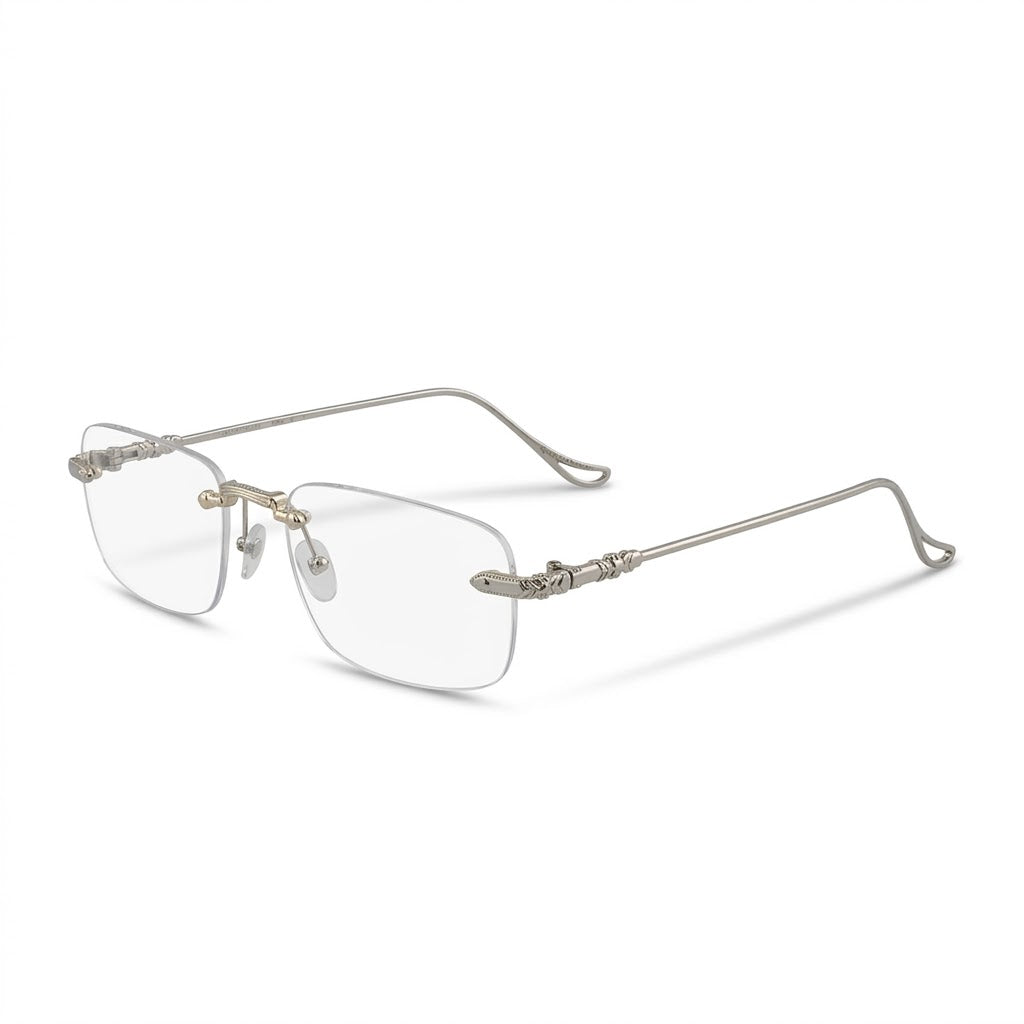 Lunettes Photogray Anti-Reflet Polycarbonate – Percée Moderne Argentée Épurée