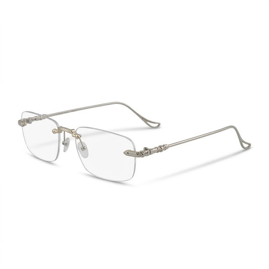 Lunettes Photogray Anti-Reflet Polycarbonate – Percée Moderne Argentée Épurée