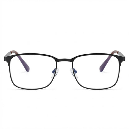 Lunettes Photogray Anti-Reflet – Monture Rectangulaire Métallique Élégante