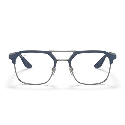 Lunettes Photogray Anti-Reflet Ray Ban  – Monture bicolore bleue et argentée