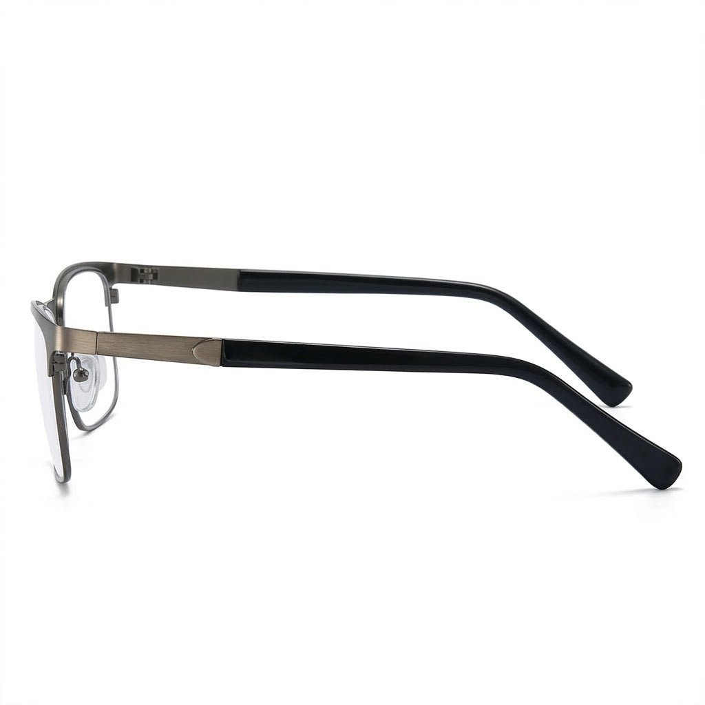 Lunettes Anti-Reflet Photogray – Lunette Rectangulaire en Métal Élégant
