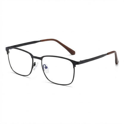 Lunettes Photogray Anti-Reflet – Monture Rectangulaire Métallique Élégante