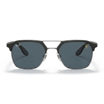 Lunettes De Soleil Ray-Ban – Clubmaster Noire Et Argentée