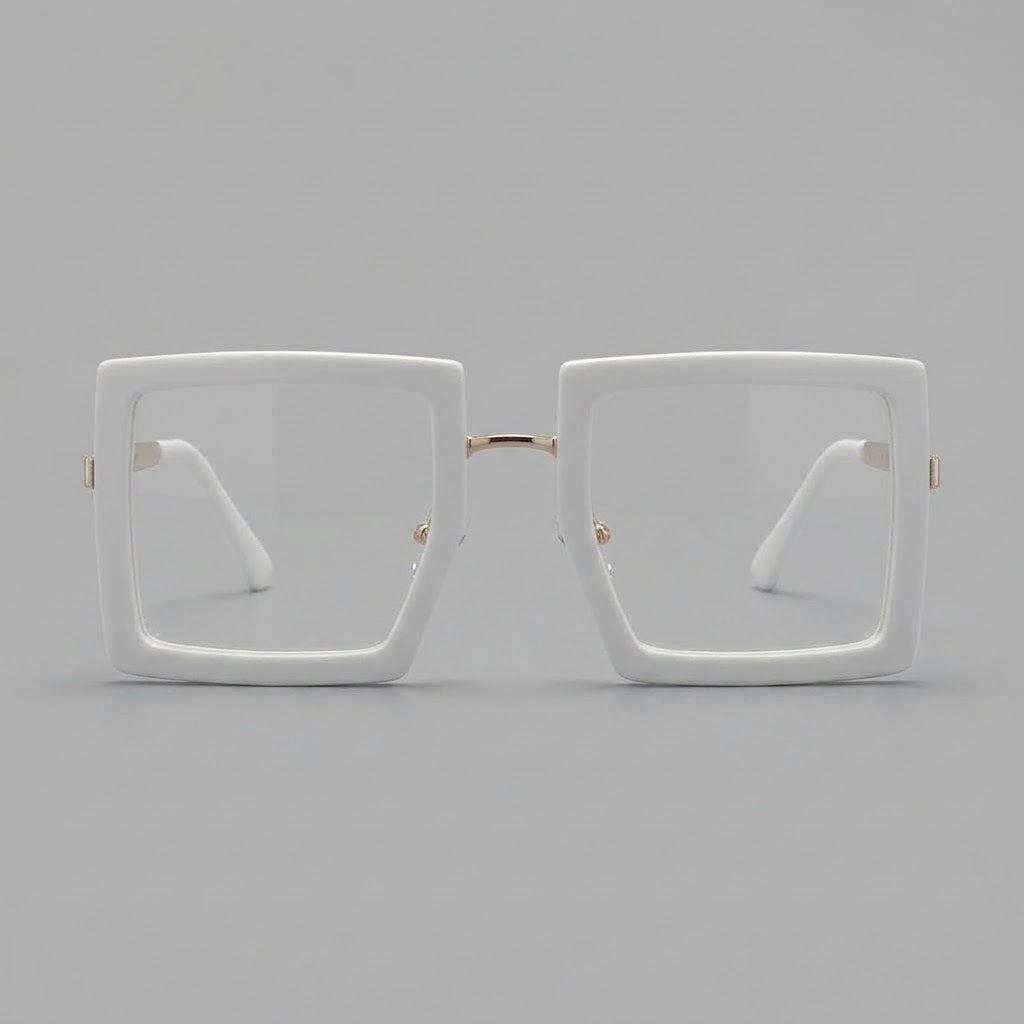 Lunettes Photogray – Carrée Blanche Moderne