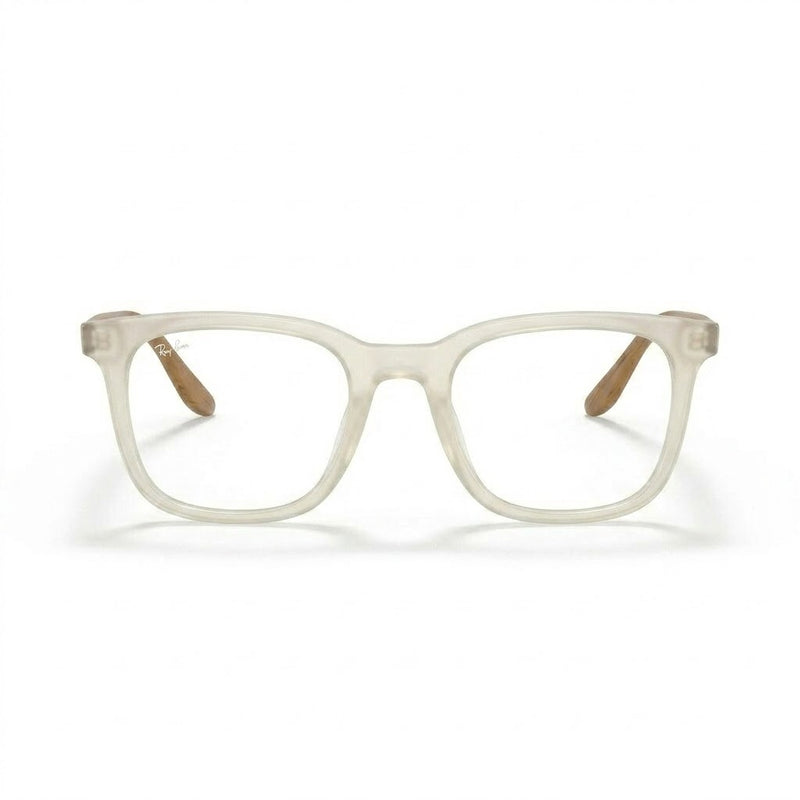 Lunettes Ray-Ban Photogray Anti-Reflet Blue Cut – Carrée Beige À Branches Caramel
