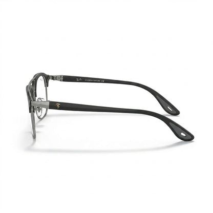 Lunettes Ray-Ban Photogray Anti-Reflet Blue Cut – Browline Noire Et Argentée