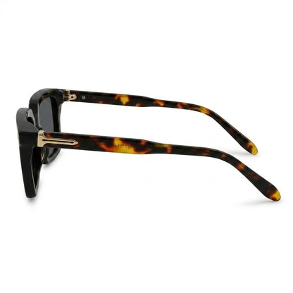 Lunettes De Soleil Cartier – Carrée Noire Bicolore Écaille