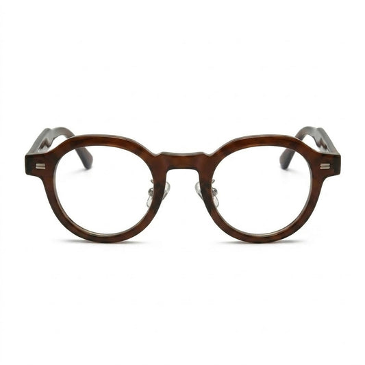 Lunettes Photogray Anti-Reflet – Ronde Marron Style Vintage