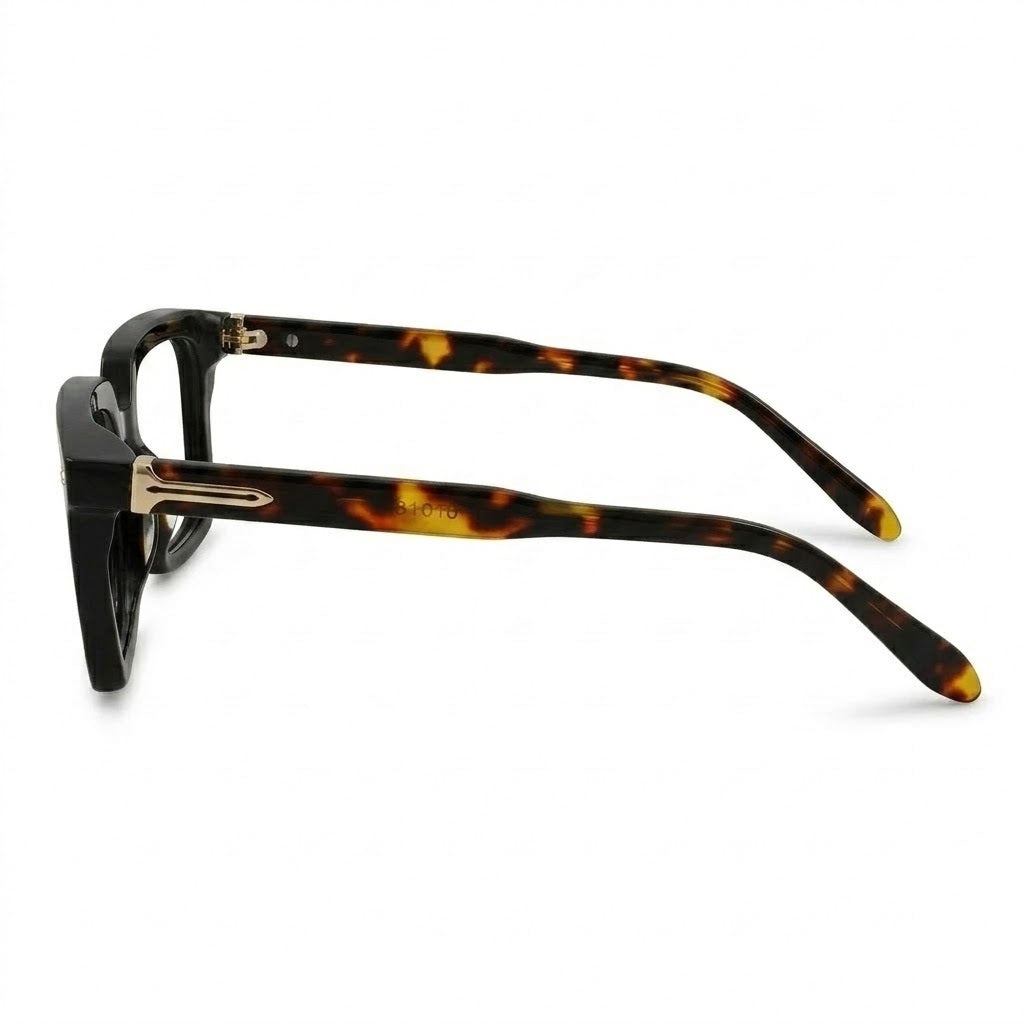 Lunettes Cartier Photogray Anti-Reflet Blue Cut – Carrée Noire Style Vintage Écaille