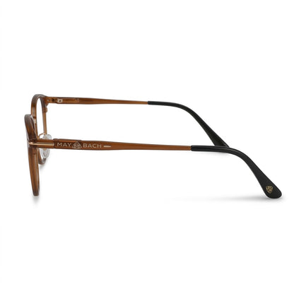 Lunettes Photogray Anti-Reflet Maybach – Carré Marron Aux Détails Dorés