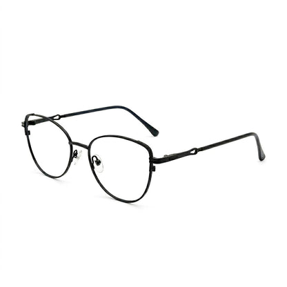 Lunettes Photochromiques – Teinte Automatique – Cat Eye Métal Noir