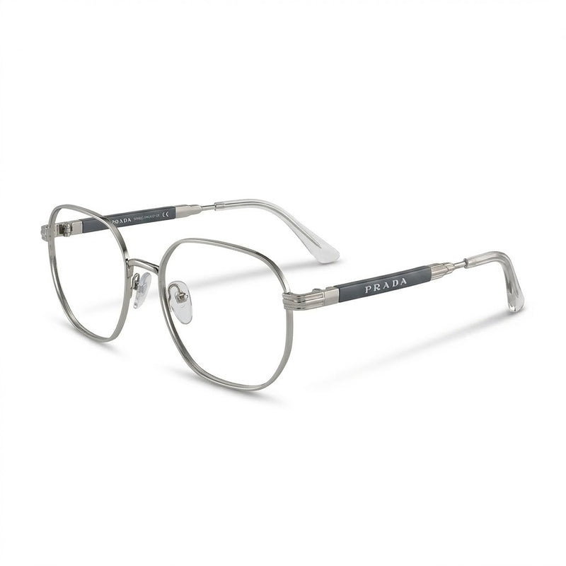Lunettes Prada Photogray Anti-Reflet Blue Cut – Aviateur Fin Argenté Classique