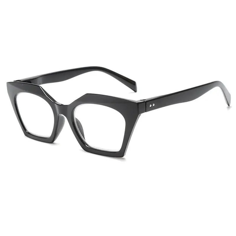 Lunettes Anti-Reflet Photogray – Monture Géométrique Angulaire Style Avant-Garde