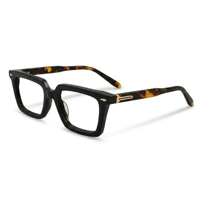 Lunettes Cartier Photogray Anti-Reflet Blue Cut – Carrée Noire Style Vintage Écaille