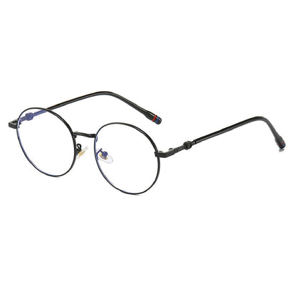 Lunettes Photogray Anti-Reflet – Ronde Noire En Métal Fin
