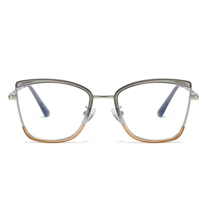 Lunettes Dior Photogray Anti-Reflet Blue Cut – Cat Eye Grise Et Ambrée