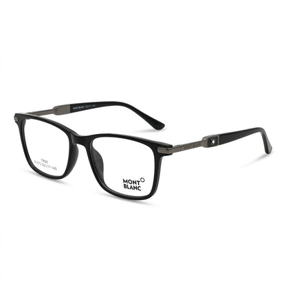 Lunettes Montblanc Photogray Anti-Reflet Blue Cut – Carrée Noire Et Gris Anthracite