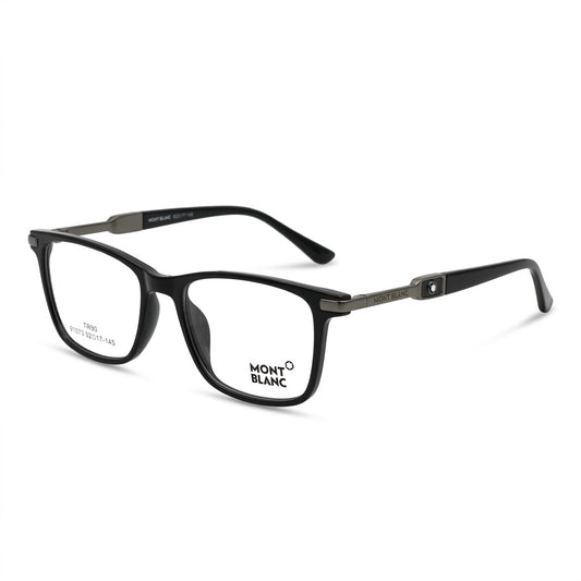 Lunettes Montblanc Photogray Anti-Reflet Blue Cut – Carrée Noire Et Gris Anthracite