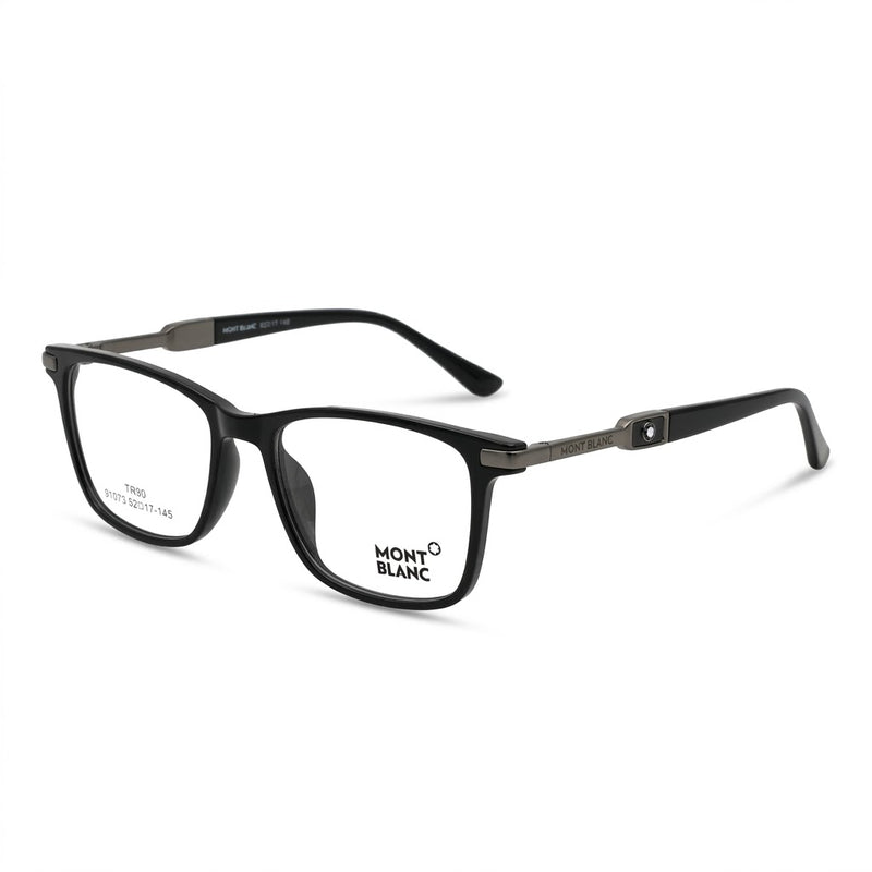 Lunettes Montblanc Photogray Anti-Reflet Blue Cut – Carrée Noire Et Gris Anthracite