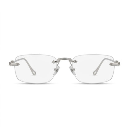 Lunettes Photogray Anti-Reflet Polycarbonate – Percée Moderne Argentée Épurée