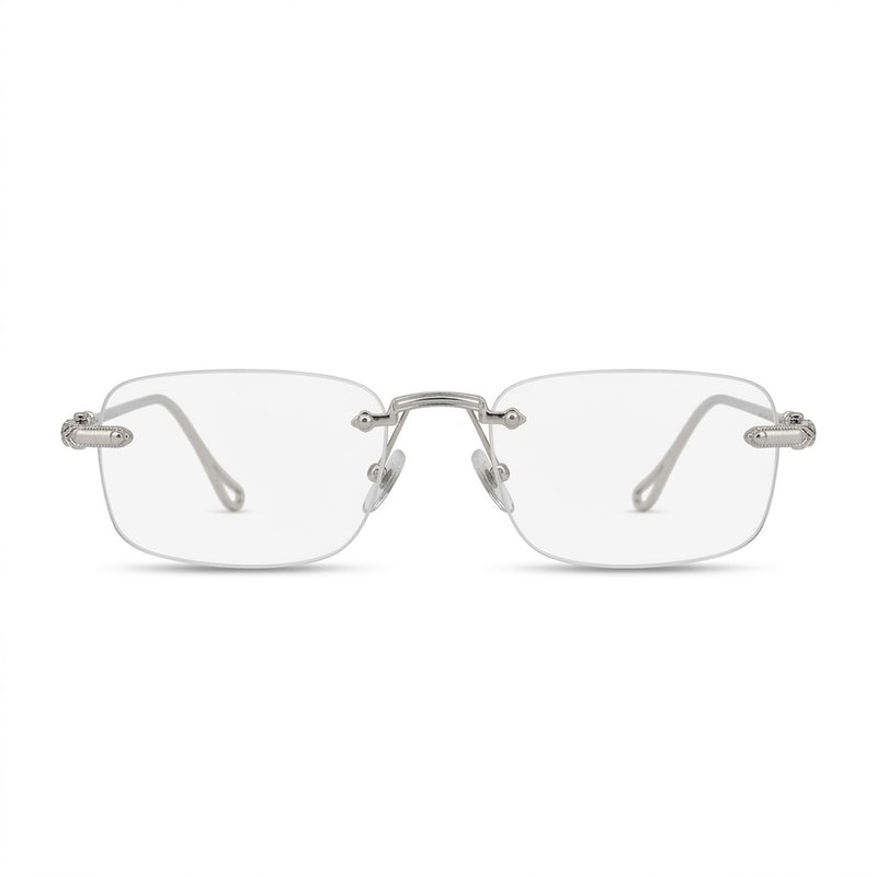 Lunettes Photogray Anti-Reflet Polycarbonate – Percée Moderne Argentée Épurée