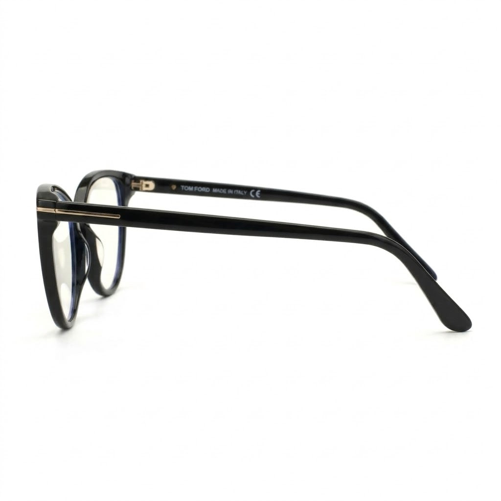Lunettes Photogray Anti-Reflet – Cat Eye Noire Charnière Dorée