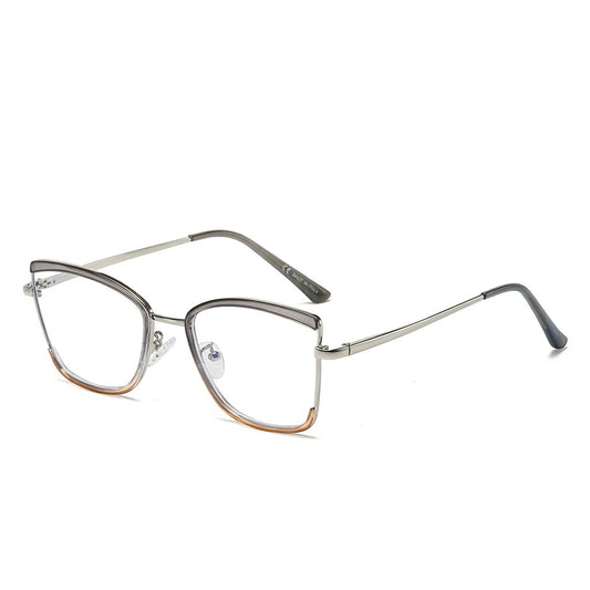 Lunettes Dior Photogray Anti-Reflet Blue Cut – Cat Eye Grise Et Ambrée