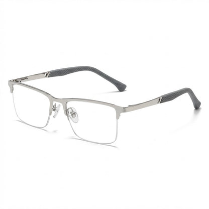 Lunettes Anti-Reflet Photogray – Demi-Monture Fine à Style Technique