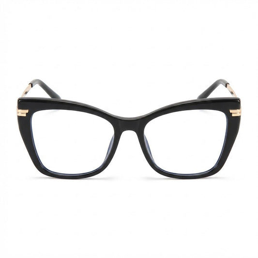 Lunettes photogray bicolores noir et doré – Amzi Optique Dakar