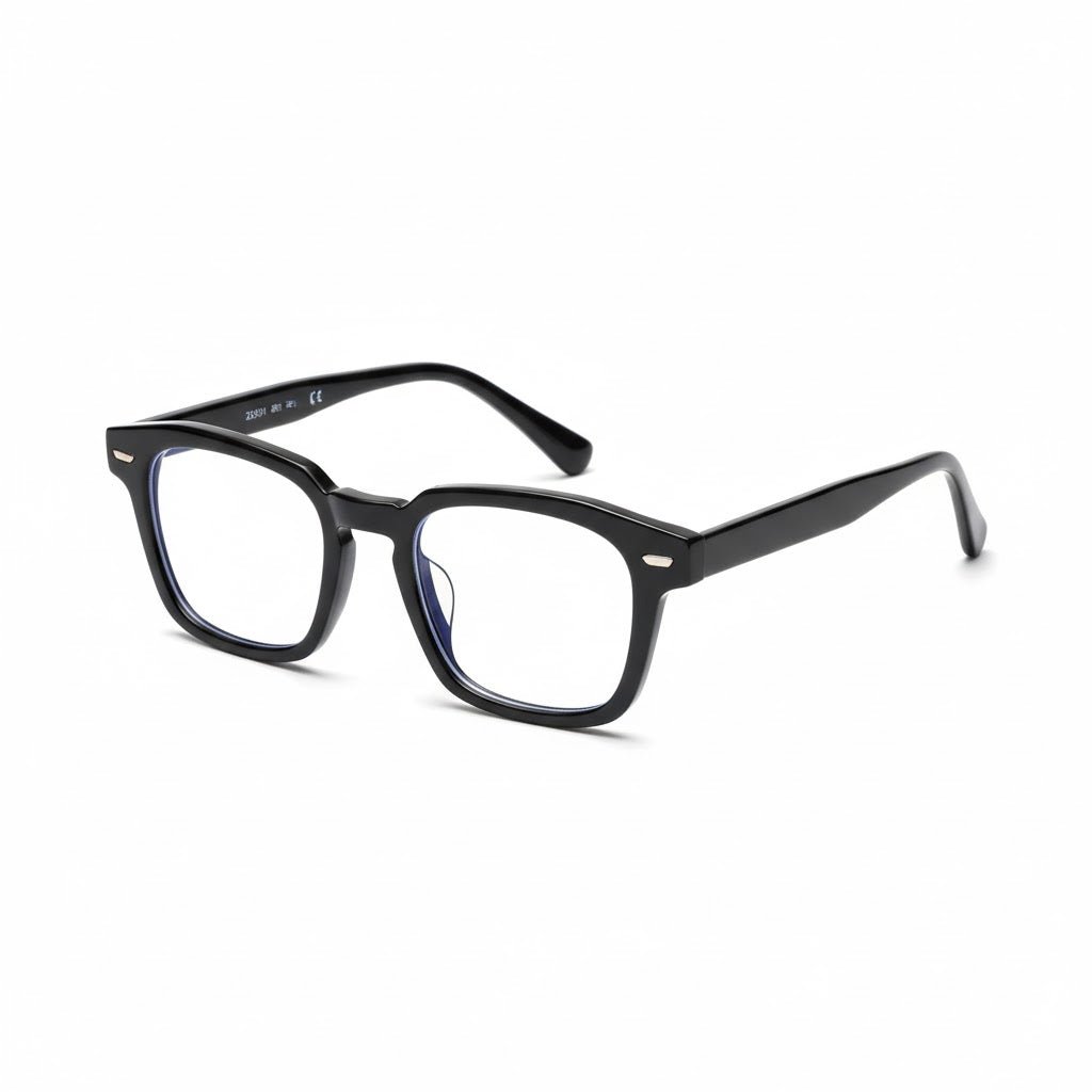 Lunettes Anti-Reflet Photogray – Lunette Carrée à Détails Métalliques