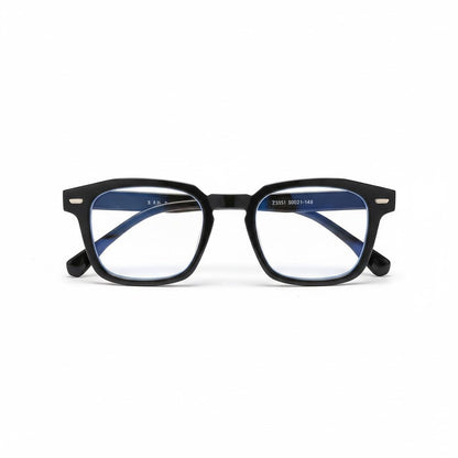 Lunettes Anti-Reflet Photogray – Lunette Carrée à Détails Métalliques