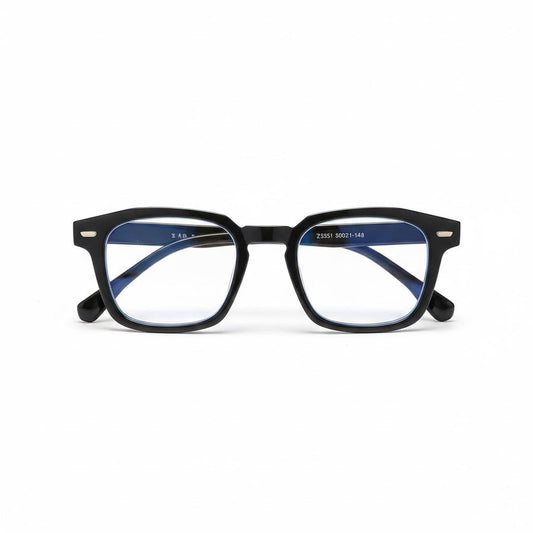 Lunettes Anti-Reflet Photogray – Lunette Carrée à Détails Métalliques