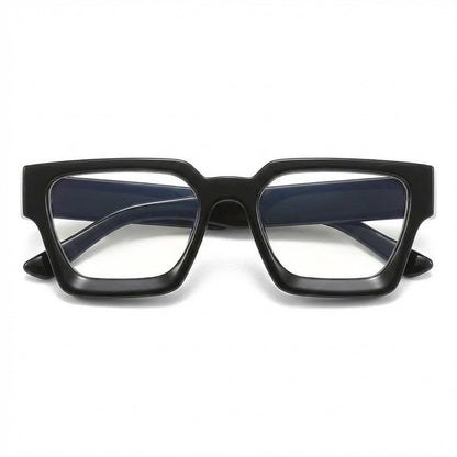 Lunettes Anti-Reflet Photogray – Lunette Carrée Structurée Noire