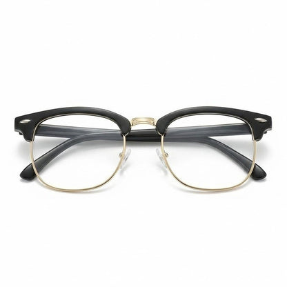 Lunettes Anti-Reflet Photogray – Lunette Demi-Cerclée Noir Doré