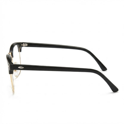 Lunettes Anti-Reflet Photogray – Lunette Demi-Cerclée Noir Doré